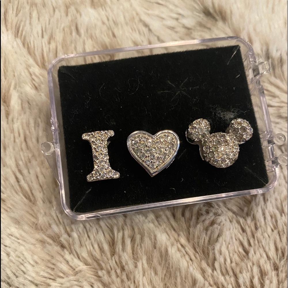 Disney Swarovski crystal bracket charms